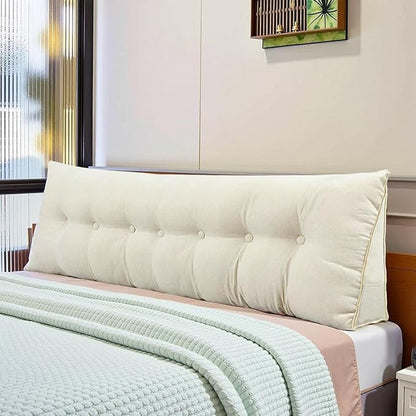 Headboard Pillow King, Large Triangular Wedge Headboard Pillow by DANGHOOGYFurnitureCushions