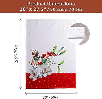 Maison d' Hermine Kitchen Towels Set of 3 100% Cotton 20" x 27.5" Reusable - Image 7