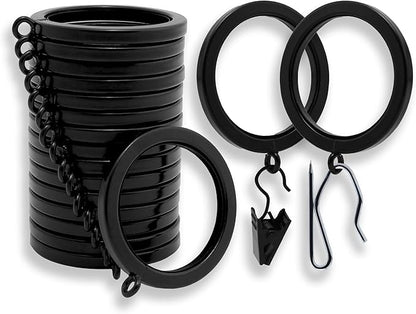 BlastHome® Luxury Curtain Rings – Premium Metal by BlastHome