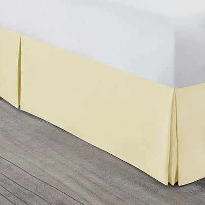 Nestl Vanilla Yellow Bed Skirt Cal King Size - Image 8