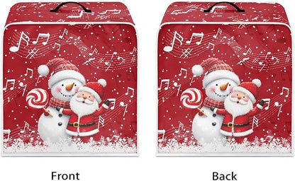 Coffee Maker Cover for Kitchen Counter Christmas Santa Claus Coffee Machine - Image 2