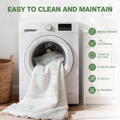 king mattress protector waterproof, cooling fitted mattress cover, package contents