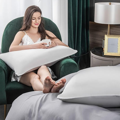 Mulberry Silk Pillowcase for Hair and Skin, Cooling Silk Pillow Case - Image 6