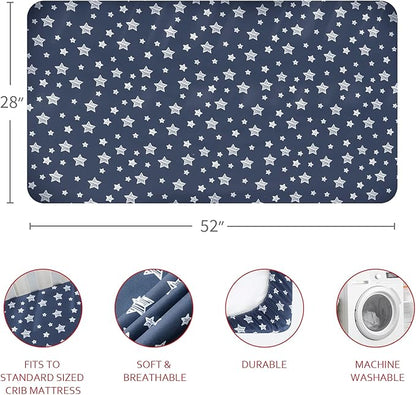 Crib Sheets & Waterproof Crib Mattress Protector - Image 6