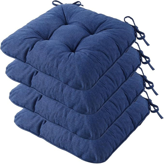 Chair Cushions for Dining Chairs, Tufted Foam Kitchen Chair, Non-Slip Seat by Unknown