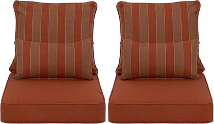 Aoodor Outdoor Chair Cushion, 24 x 24 Inch Water-Resistant, Fade-Resistant by Aoodor