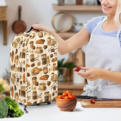 Croissants Coffee Blender Dust Cover Kitchen Appliance Oil-Proof Food Processor - Image 3