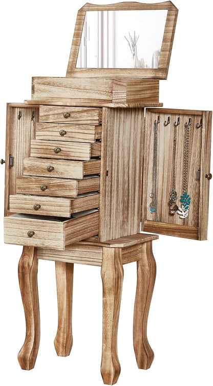 emfogo standing jewelry armoire, 7 drawers & 2, main product view