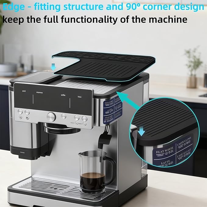 Premium Top Mat for Ninja Luxe Cafe Espresso Machine ES601 & ES701 – Custom Fit - Image 2