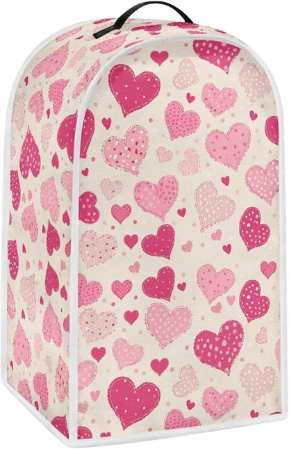 Talayituse Love Heart Print Blender Dust Cover, Fingerprint Protection Cover - Image 2
