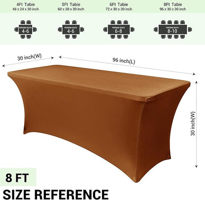 Obstal 8Ft Stretch Spandex Table Cover - Image 4
