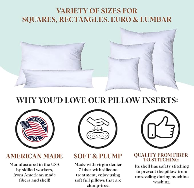 Pillowflex Synthetic Down Pillow Insert - Image 6
