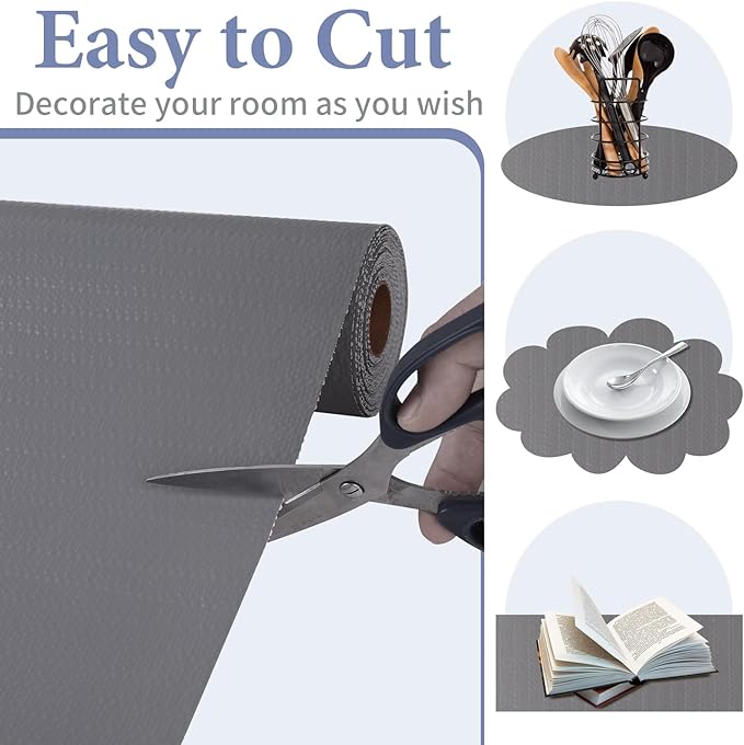 Drawer and Shelf Liner for Kitchen Cabinet: 23in X 90 Ft Non Slip Waterproof - Image 4