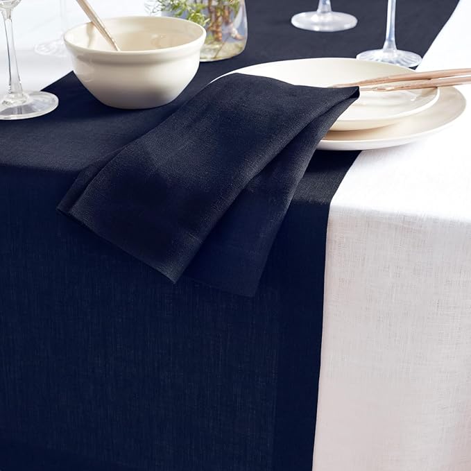 Solino Home Linen Table Runner 72 Inches Long - Image 9