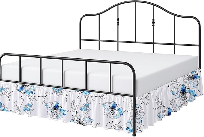 Cottington Lane Ruffled Bed Skirt King Size by CottingtonLane