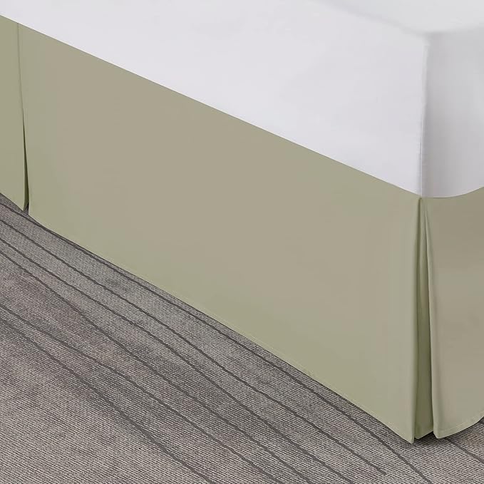 Nestl Green Full XL Bed Skirt - Image 8