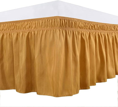 Gold Wrap Around Bed Skirts - Image 3