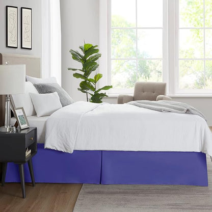 Nestl Royal Blue Bed Skirt Cal King Size - Image 7