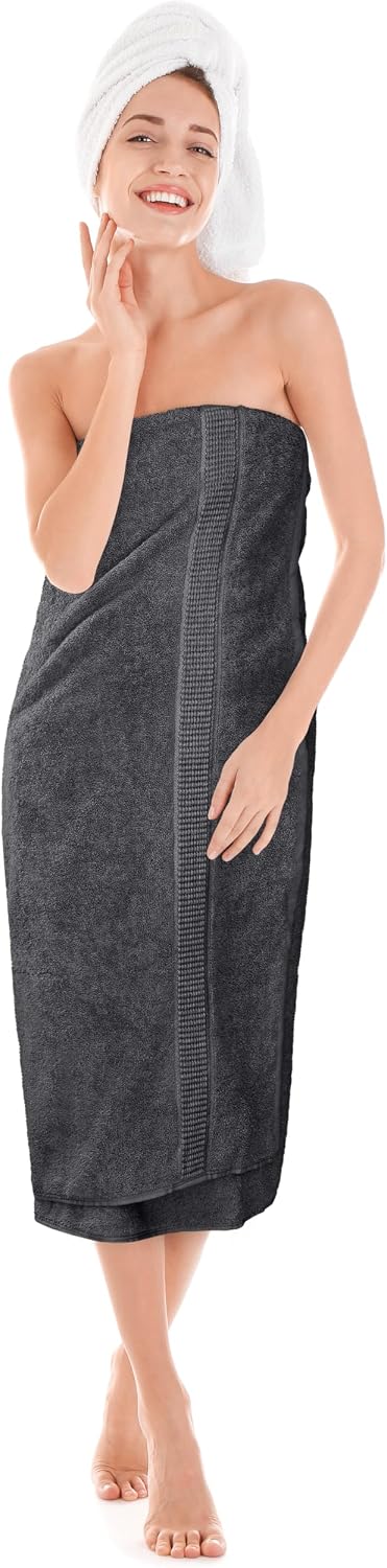 utopia towels jumbo bath sheets, 2 pack, 35x70, front angle view