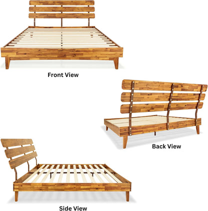 bme caden king size bed frame and adjustable, close-up detail
