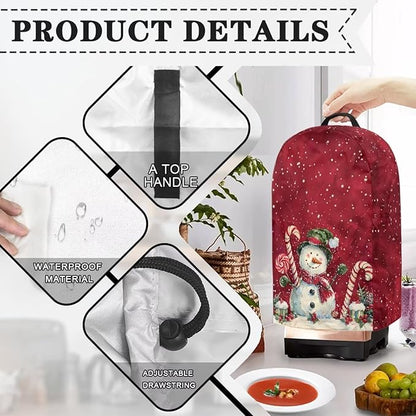 Christmas Blender Dust Cover Stand Mixer or Coffee Maker Appliance Covers - Image 5