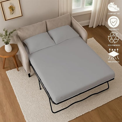 Sleeper Sofa 4 Piece Bed Sheet Set Premium Quality 100% Cotton 500 Thread Count - Image 5