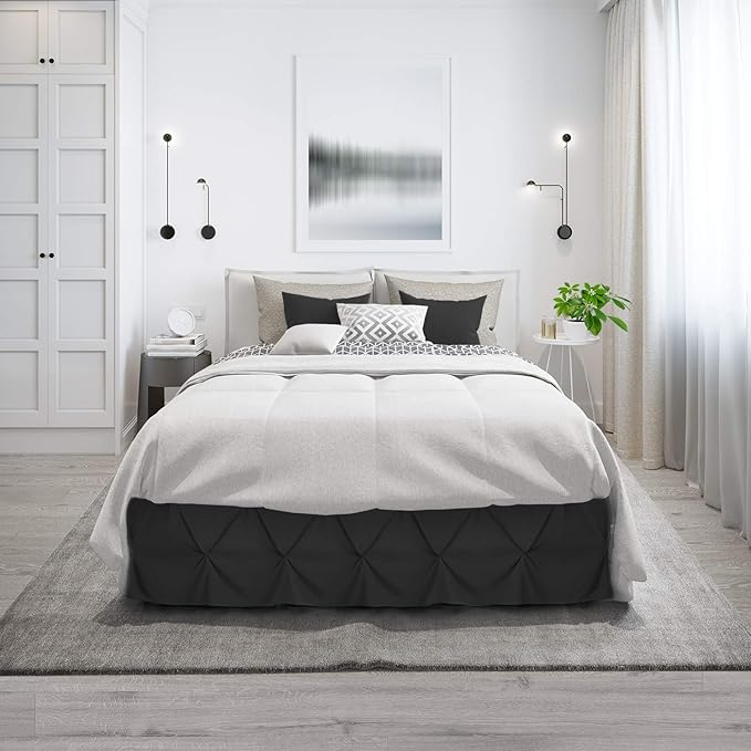 Nestl Pinch Pleat Twin Bed Skirt - Image 9