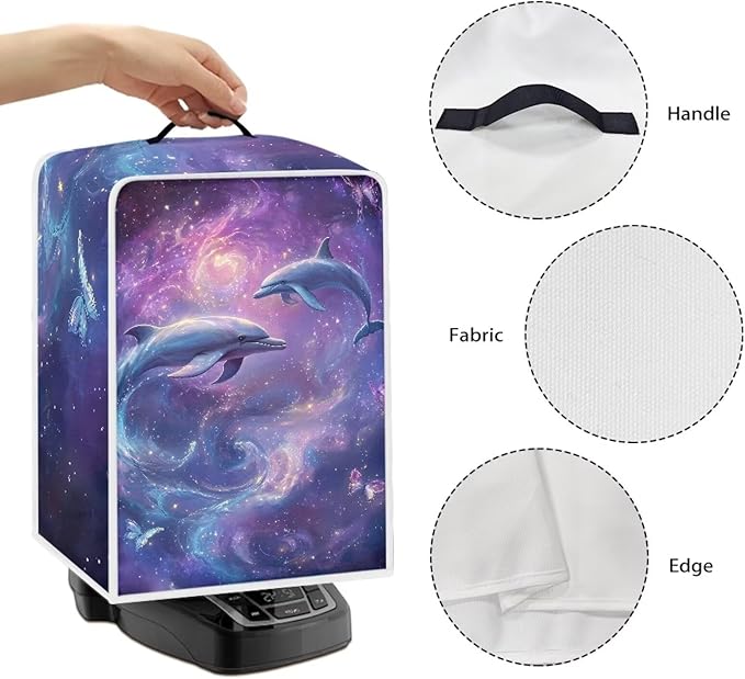 Mumeson Galaxy Dolphin Coffee Maker Cover, Blender Dust Cover Juice Machine - Image 5