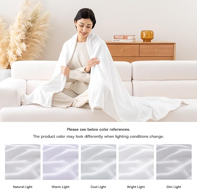 Luxury Fleece Warm Blanket, Soft Lightweight Velvety Plush Blanket - Image 7