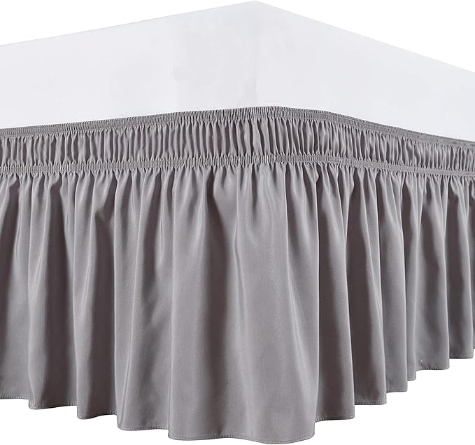 Silver Wrap Around Bed Skirts - Image 3