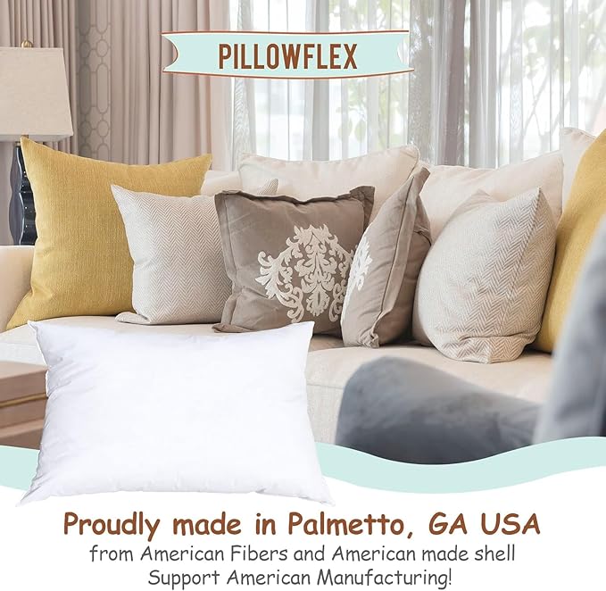 Pillowflex Synthetic Down Pillow Insert - Image 5