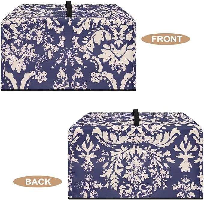 Microwave Oven Universal Dust Cover, Vintage Pattern Waterproof Polyester - Image 5