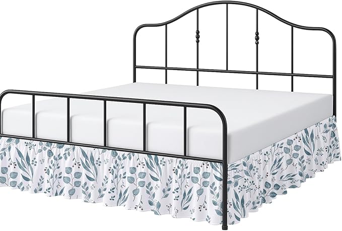 Cottington Lane Ruffled Bed Skirt Queen Size by CottingtonLane