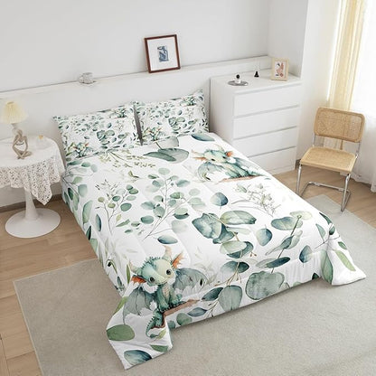 Erosebridal Boys Magic Animal Full Size Comforter Set Cute Dragon Bedding Set - Image 4