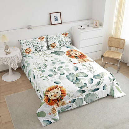 Erosebridal Cute Lion Bedding Twin Size - Image 4