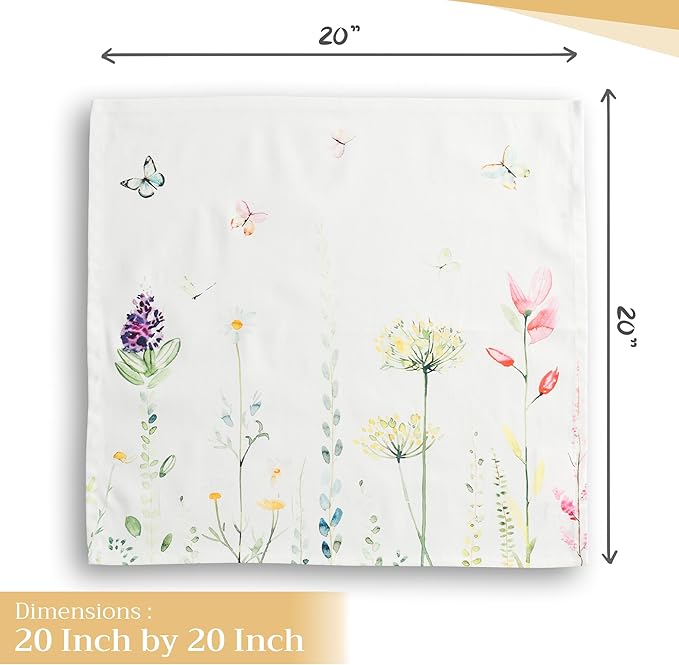 Maison d' Hermine Cloth Napkins Set of 4 100% Cotton Everyday Reusable Square - Image 4