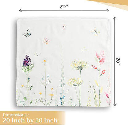 Maison d' Hermine Cloth Napkins Set of 4 100% Cotton Everyday Reusable Square - Image 4