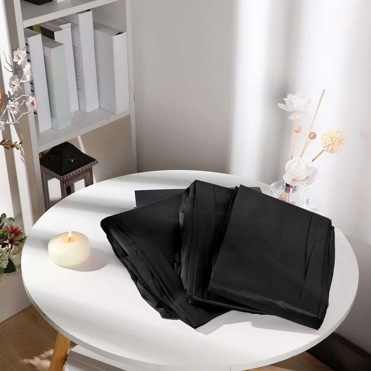 mixweer 30 pcs oilproof and waterproof massage table, side view
