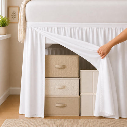 dorm room college microfiber ruffled bedskirts twin-xl, package contents