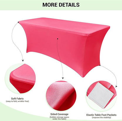 Obstal 6ft Stretch Spandex Table Cover - Image 3