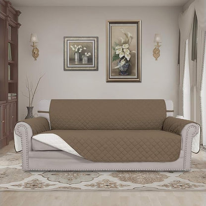 Easy-Going 4 Seater Sofa Slipcover Reversible Sofa Cover Water Resistant Couch - Image 2