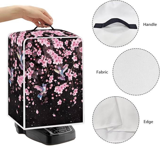 Coffee Maker Cover Hummingbird Cherry Blossom Coffee Maker Cover - Image 5