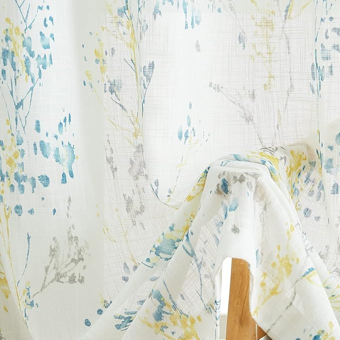 Treatmentex Branch Semi Sheer Curtains - Image 4