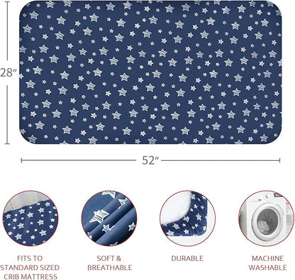 Crib Sheets 4 Pack, Fitted Crib Sheets - Image 3