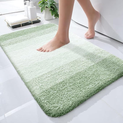 OLANLY Bathroom Rugs Mat 24x16, Extra Soft Absorbent Microfiber Bath Rugs by OLANLY