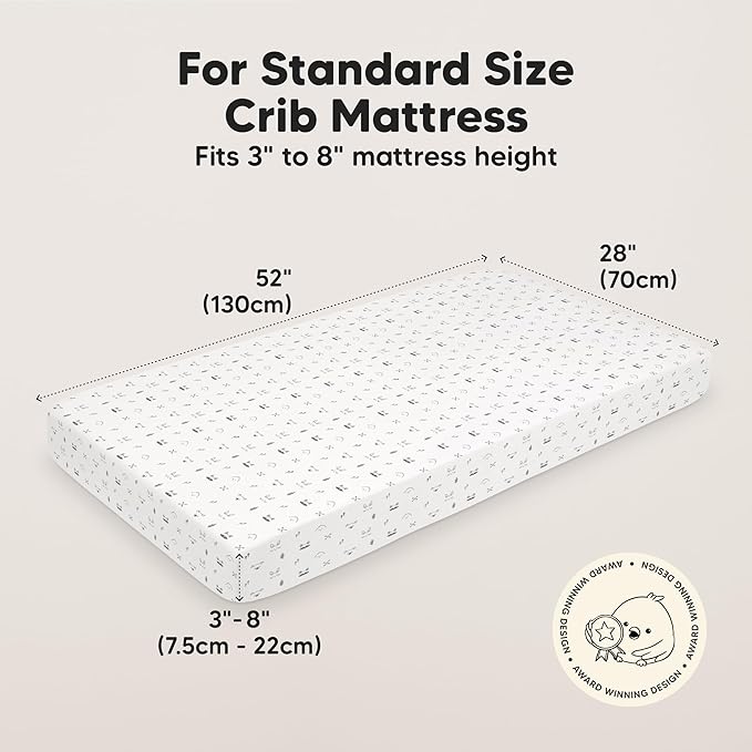 KeaBabies 2-Pack Baby Crib Sheets - Image 3