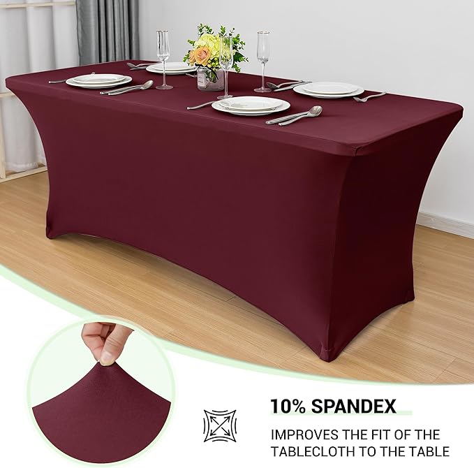 Obstal 6ft Stretch Spandex Table Cover - Image 2