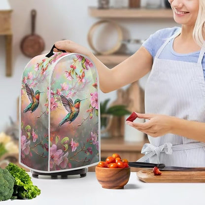 Hummingbird Blender Cover Washable Kitchen Toaster Cover Floral Pattern Bread - Image 2