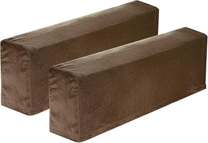 uxcell 2Pcs Stretch Armrest Covers, Polyester Soft Armchair Slipcovers Couch by uxcell