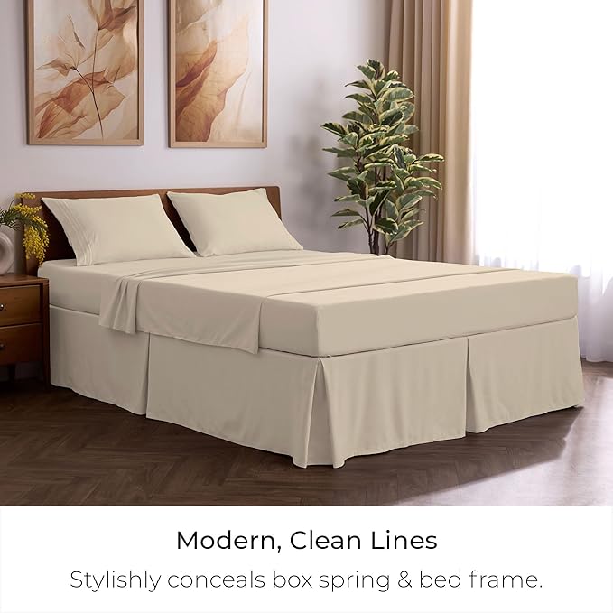 Mellanni Bed Skirt Full Size - Image 5